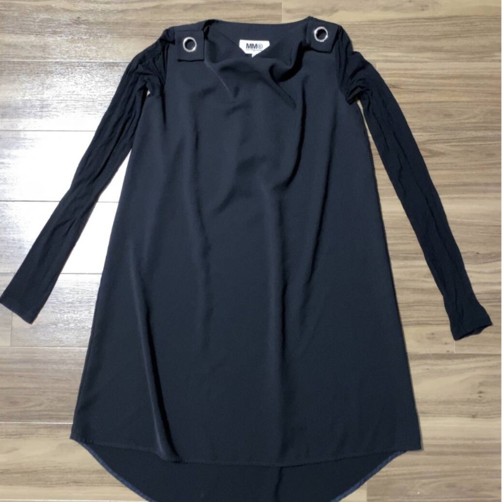 MM6 Maison Martin Margiela blk dress.
